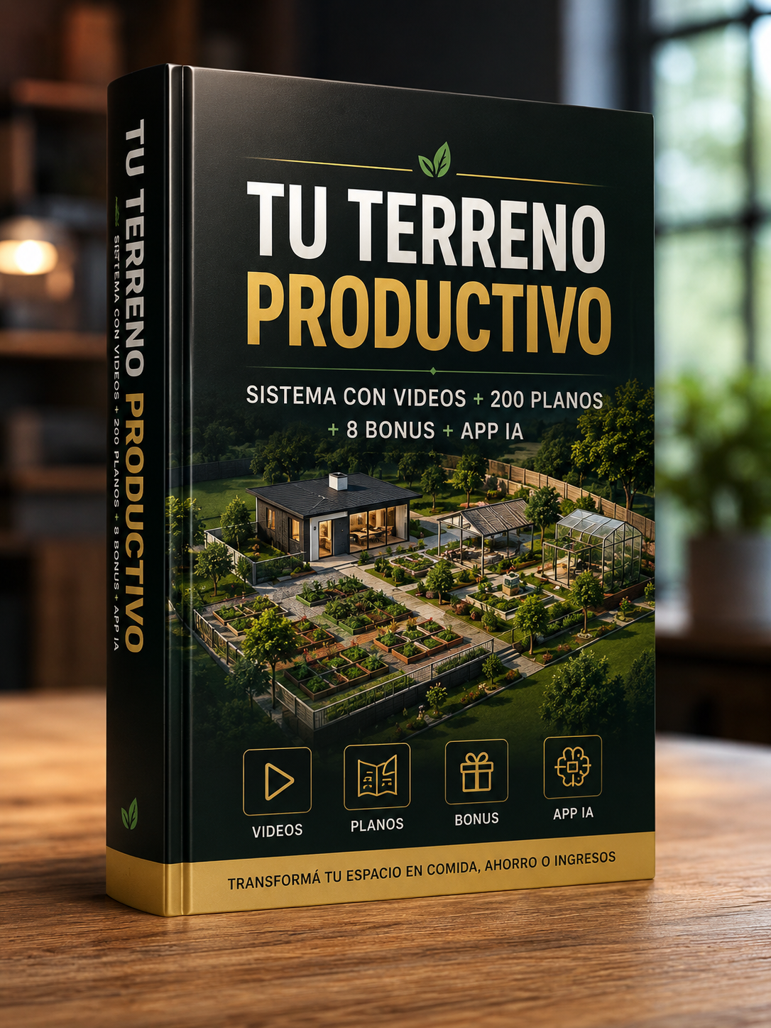 TU TERRENO PRODUCTIVO (SISTEMA CON VIDEOS + 200 PLANOS + 8 BONUS + APP IA) +4.586 DESCARGAS