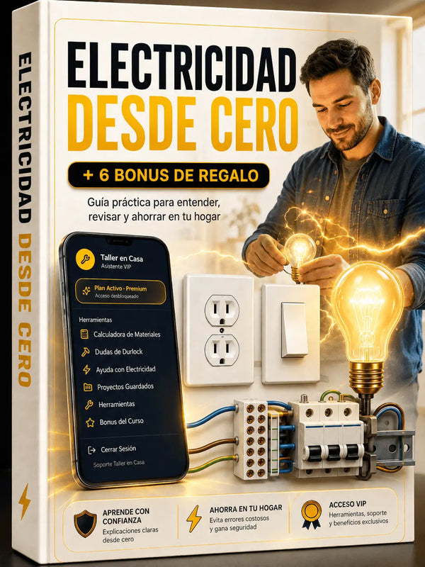 ELECTRICIDAD DESDE CERO — GUÍA PRÁCTICA + APP VIP + 6 BONUS DE REGALO +12.312 DESCARGAS