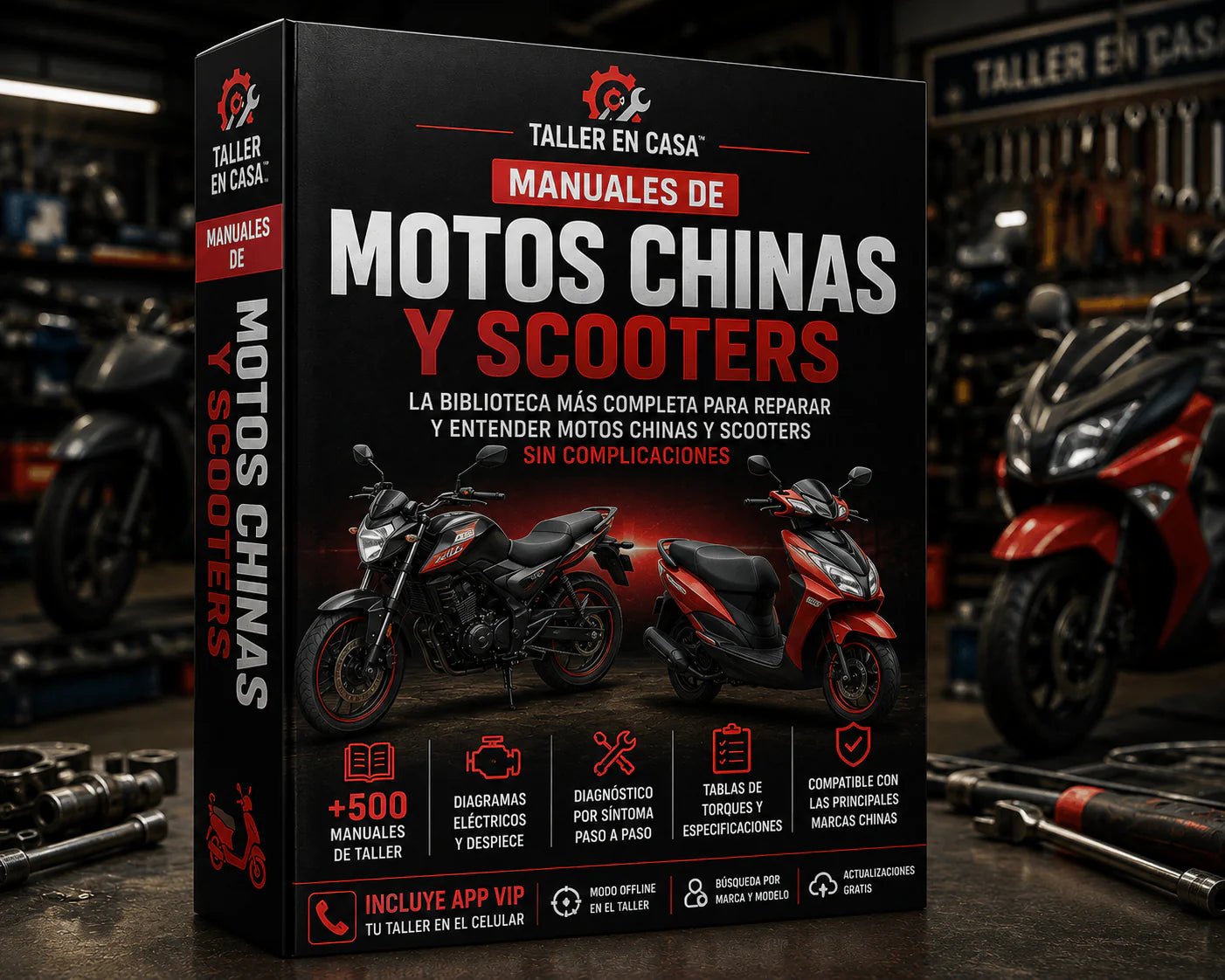 Manuales de Motos Chinas y Scooters Taller en Casa