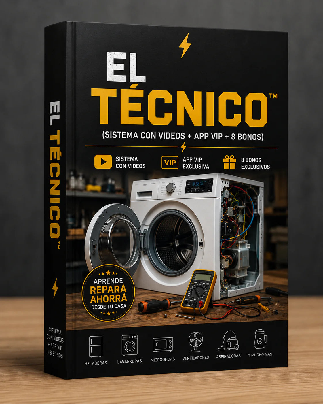 EL TÉCNICO (SISTEMA CON VIDEOS + APP VIP + 8 BONOS) Taller en casa
