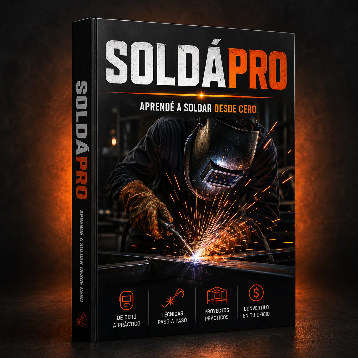 SOLDADURA DESDE CERO (SISTEMA CON VIDEOS + 200 PROYECTOS + 8 BONUS + APP VIP IA) Taller en casa